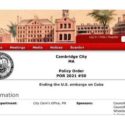 Desde Cambridge, EEUU, piden fin del bloqueo a Cuba
