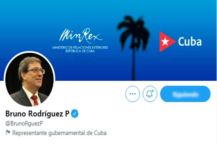 Bruno Rodríguez Parrilla, canciller cubano