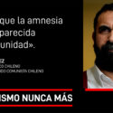 La amnesia es muy parecida a la impunidad: Hugo Gutiérrez