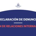 Declaración de Denuncia de la Comisión de Relaciones Internacionales de la Asamblea Nacional del Poder Popular