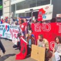 Protestan contra banco británico por aplicar sanciones EEUU a Cuba