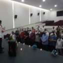Delegados al XXVI Encuentro Nacional de Solidaridad con Cuba en México acompañan vigilia #SiempreConNosotros por las víctimas del accidente en el #HotelSaratoga