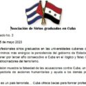 Rechazan en Siria inclusión de Cuba en lista del terrorismo