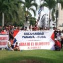 Caravana recorre capital panameña para condenar bloqueo EEUU a Cuba