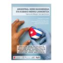 “Argentina: movimiento popular y cooperación médica de Cuba”. Cinco charlas de Javier Motta en Bizkaia, del 2 al 10 de octubre
