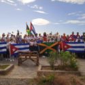 La denuncia continua: Parada contra el bloqueo a Cuba en Kingston.