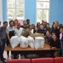 Brigada juvenil solidaria entrega donación a hospital cubano