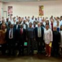 Acto por el triunfo de la Revolución cubana en Maputo, Mozambique.