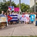 Miami fue el centro de una nueva jornada internacional de caravanas contra el bloqueo a Cuba y por José Martí