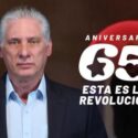 Mensaje del presidente Díaz-Canel con motivo del fin de año y el aniversario 65 de la Revolución.
