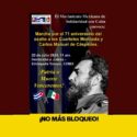 Ciudad de México, 20 de Julio: Marcha del Movimiento Mexicano de Solidaridad con Cuba