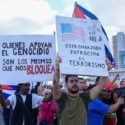 Jóvenes marchan por Cuba y las causas justas del mundo