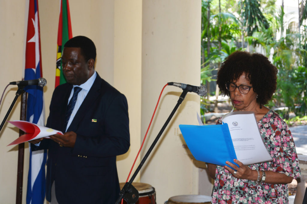 Januario Sumbane, encargado de negocios a.i. de la embajada de la República de Mozambique en La Habana.