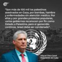 Crece el respaldo internacional a Palestina: Díaz-Canel exige condena a Israel y líderes mundiales reconocen al Estado palestino
