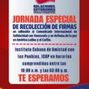 Cuba se adhiere al Comunicado Internacional de Solidaridad con Venezuela