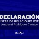 Declaraciones a la prensa de la Viceministra de Relaciones Exteriores, Anayansi Rodríguez Camejo