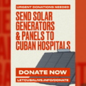 EEUU: Lanzan campaña urgente para enviar energía a hospitales cubanos