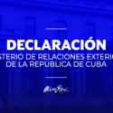Cuba condena el terrorismo y reafirma su cooperación en materia de seguridad y lucha contra el lavado de dinero