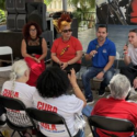 “Desde Cuba un abrazo inmenso a la gente soñadora, sensible y que cree en un mundo mejor”: Convoy Europeo intercambió con jóvenes artistas de la Asociación Hermanos Saíz