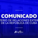 Comunicado del MINREX sobre la orden ejecutiva de Estados Unidos del Primero de Mayo