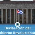 Declaración del Gobierno Revolucionario: Cuba, el GAE y Estados Unidos